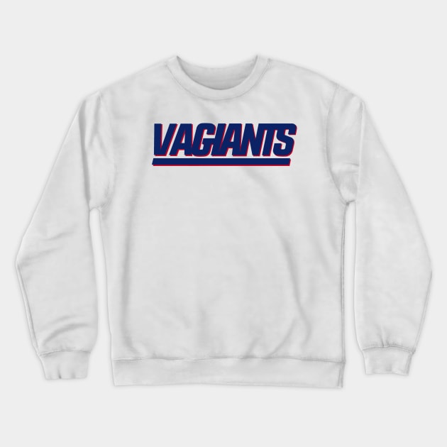 The NY VAGIANTS Tee Crewneck Sweatshirt by Tailgate Team Tees